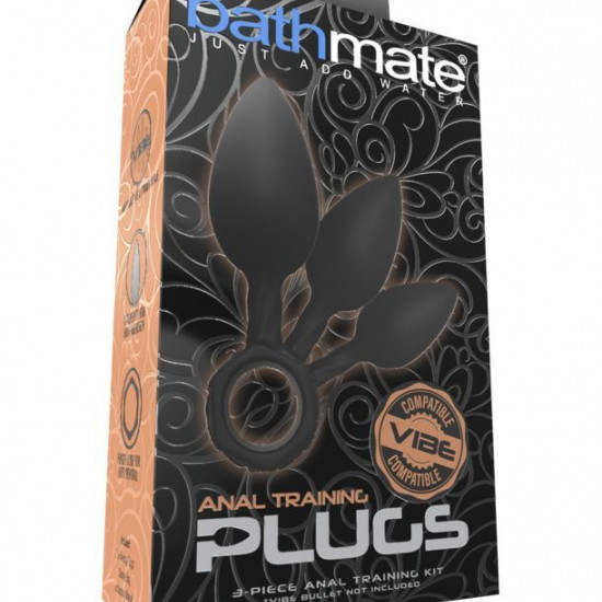 Набір анальних пробок Bathmate Anal Training Plugs, діаметр 2,5 см - 3,1см - 3,8см Набір анальних пробок Bathmate Anal Training Plugs, діаметр 2,5 см - 3,1см - 3,8см