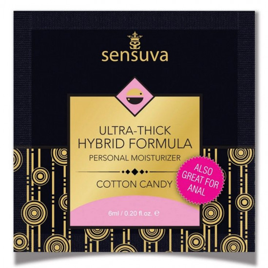 Пробник Sensuva - Ultra-Thick Hybrid Formula Cotton Candy (6 мл) Пробник Sensuva - Ultra-Thick Hybrid Formula Cotton Candy (6 мл)
