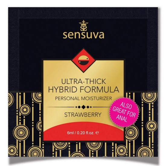 Пробник Sensuva - Ultra-Thick Hybrid Formula Strawberry (6 мл) Пробник Sensuva - Ultra-Thick Hybrid Formula Strawberry (6 мл)