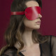 Маска на очі Feral Feelings - Blindfold Mask, натуральна шкіра, червона Маска на очі Feral Feelings - Blindfold Mask, натуральна шкіра, червона
