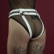 Гартери Feral Feelings - Belt Briefs, трусики, натуральна шкіра, колір білий Гартери Feral Feelings - Belt Briefs, трусики, натуральна шкіра, колір білий