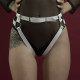 Гартери Feral Feelings - Belt Briefs, трусики, натуральна шкіра, колір білий Гартери Feral Feelings - Belt Briefs, трусики, натуральна шкіра, колір білий
