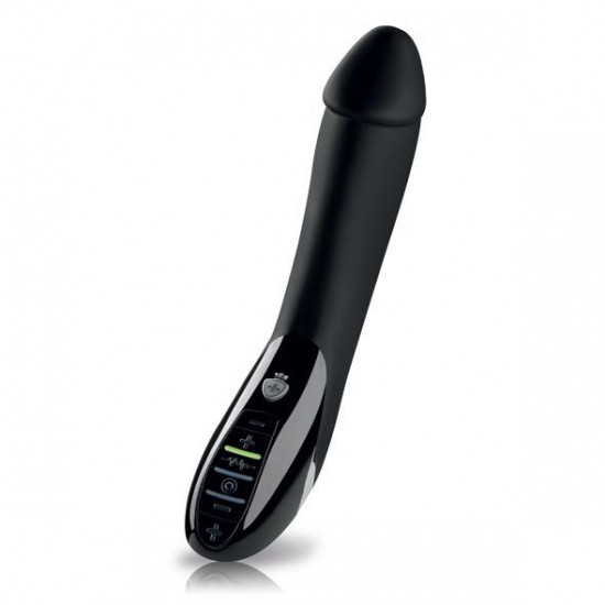 Вібратор з електростимуляцією Mystim Tickling Truman eStim Black, міостимулятор Вібратор з електростимуляцією Mystim Tickling Truman eStim Black, міостимулятор