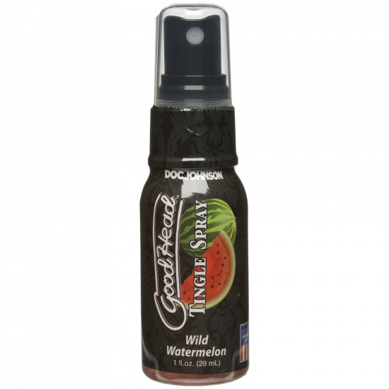 Спрей для мінету Doc Johnson GoodHead Tingle Spray - Watermelon (29 мл) із стимулювальним ефектом Спрей для мінету Doc Johnson GoodHead Tingle Spray - Watermelon (29 мл) із стимулювальним ефектом