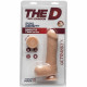Фалоімітатор Doc Johnson The D - Uncut D - 7 Inch With Balls ULTRASKYN, діаметр 4,5 см, необрізаний Фалоімітатор Doc Johnson The D - Uncut D - 7 Inch With Balls ULTRASKYN, діаметр 4,5 см, необрізаний