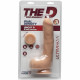 Фалоімітатор Doc Johnson The D - Uncut D - 9 Inch With Balls ULTRASKYN, діаметр 4,5 см, необрізаний Фалоімітатор Doc Johnson The D - Uncut D - 9 Inch With Balls ULTRASKYN, діаметр 4,5 см, необрізаний