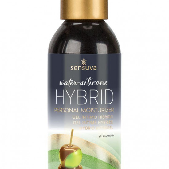 Смазка водно-силиконовая Sensuva Hybrid Caramel Apple (125 мл) без сахара, можно для оральных ласк Смазка водно-силиконовая Sensuva Hybrid Caramel Apple (125 мл) без сахара, можно для оральных ласк