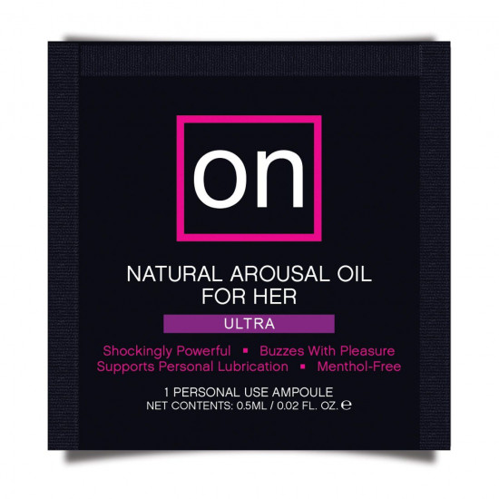 Пробник збудливого масла Sensuva - ON Arousal Oil for Her Ultra (0,5 мл) Пробник збудливого масла Sensuva - ON Arousal Oil for Her Ultra (0,5 мл)