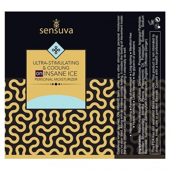 Пробник Sensuva - Ultra-Stimulating On Insane ICE (6 мл) Пробник Sensuva - Ultra-Stimulating On Insane ICE (6 мл)