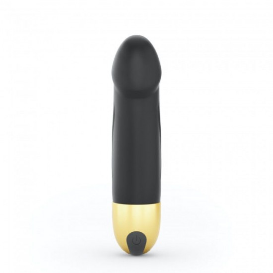 Вібратор Dorcel Real Vibration S Gold 2.0, діаметр 3,7см, перезаряджається, для точки G Вібратор Dorcel Real Vibration S Gold 2.0, діаметр 3,7см, перезаряджається, для точки G
