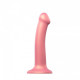 Насадка для страпону Strap-On-Me Mono Density Dildo Rose M, діам. 3,3 см, одношаровий силікон, гнучк Насадка для страпону Strap-On-Me Mono Density Dildo Rose M, діам. 3,3 см, одношаровий силікон, гнучк