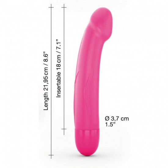 Вібратор Dorcel Real Vibration M Magenta 2.0, діаметр 3,7см, перезаряджається, для точки G, водостій Вібратор Dorcel Real Vibration M Magenta 2.0, діаметр 3,7см, перезаряджається, для точки G, водостій