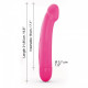 Вібратор Dorcel Real Vibration M Magenta 2.0, діаметр 3,7см, перезаряджається, для точки G, водостій Вібратор Dorcel Real Vibration M Magenta 2.0, діаметр 3,7см, перезаряджається, для точки G, водостій