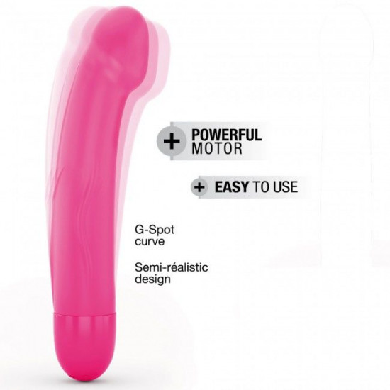 Вібратор Dorcel Real Vibration M Magenta 2.0, діаметр 3,7см, перезаряджається, для точки G, водостій Вібратор Dorcel Real Vibration M Magenta 2.0, діаметр 3,7см, перезаряджається, для точки G, водостій