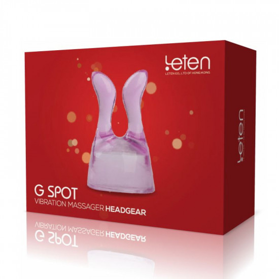 Насадка для вібромасажера Leten G SPOT HEADGEAR - 2 (40 x 60 мм) Насадка для вібромасажера Leten G SPOT HEADGEAR - 2 (40 x 60 мм)