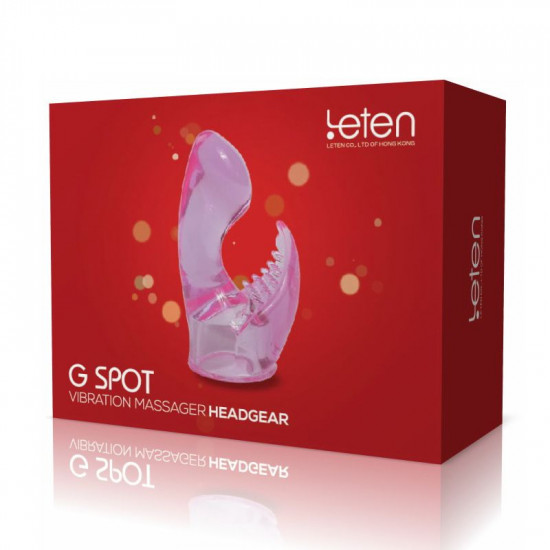 Насадка для вібромасажера Leten G SPOT HEADGEAR - 4 (42 x 100 мм) Насадка для вібромасажера Leten G SPOT HEADGEAR - 4 (42 x 100 мм)