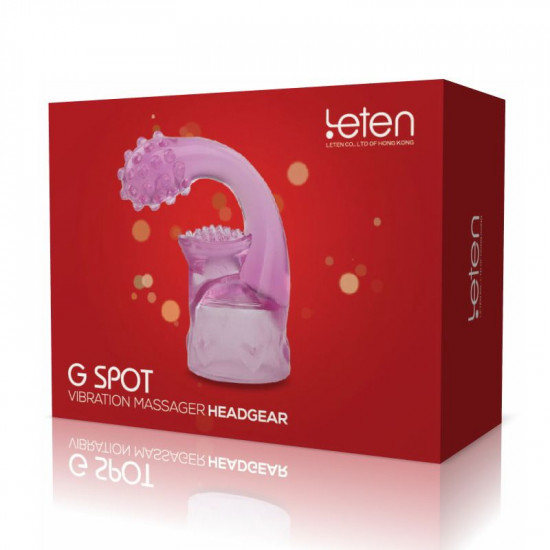 Насадка для вібромасажера Leten G SPOT HEADGEAR - 3 (40 x 82 мм) Насадка для вібромасажера Leten G SPOT HEADGEAR - 3 (40 x 82 мм)