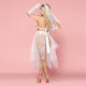 Эротическое свадебное платье «Невинная Милана» One Size White