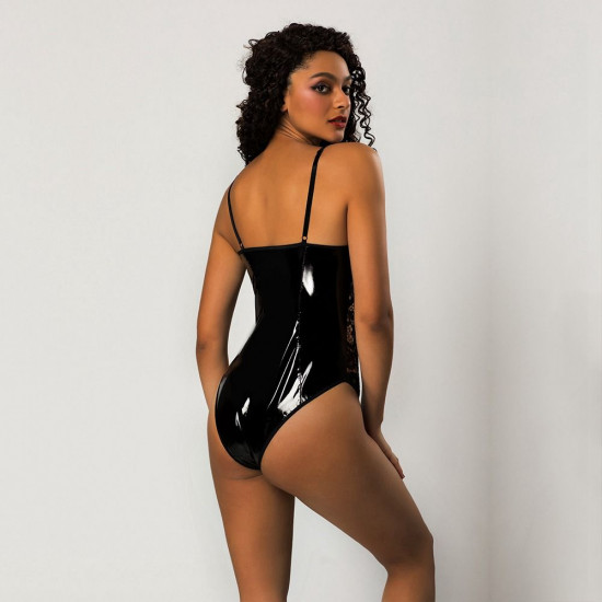 Еротичний лаковий боді One Size Black Еротичний лаковий боді One Size Black