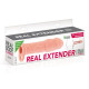 Насадка на член Real Body — Real Extender DICKY із закритою головкою та кільцем для мошонки Насадка на член Real Body — Real Extender DICKY із закритою головкою та кільцем для мошонки