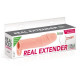 Насадка на член Real Body — Real Extender HUGY з відкритою головкою та кільцем для мошонки Насадка на член Real Body — Real Extender HUGY з відкритою головкою та кільцем для мошонки