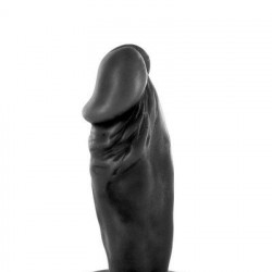 Фалоімітатор Real Body — Real Tim Black, TPE, діаметр 3,4 см