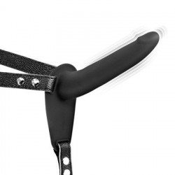 Страпон з вібрацією Fetish Tentation Vibrating Strap-On with Dildo Black