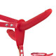 Подвійний страпон Fetish Tentation Strap-On with Double Dildo Red Подвійний страпон Fetish Tentation Strap-On with Double Dildo Red