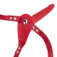 Страпон з вібрацією Fetish Tentation Vibrating Strap-On with Dildo Red Страпон з вібрацією Fetish Tentation Vibrating Strap-On with Dildo Red