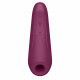 Вакуумний кліторальний стимулятор Satisfyer Curvy 1+ Rose Red з керуванням через інтернет Вакуумний кліторальний стимулятор Satisfyer Curvy 1+ Rose Red з керуванням через інтернет