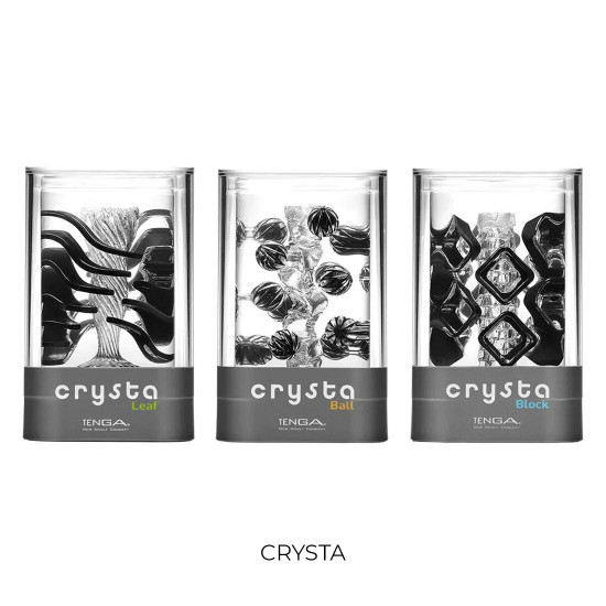 Мастурбатор Tenga Crysta Block, унікальний рельєф, стимулювальні щільні блоки, прозорий матеріал Мастурбатор Tenga Crysta Block, унікальний рельєф, стимулювальні щільні блоки, прозорий матеріал