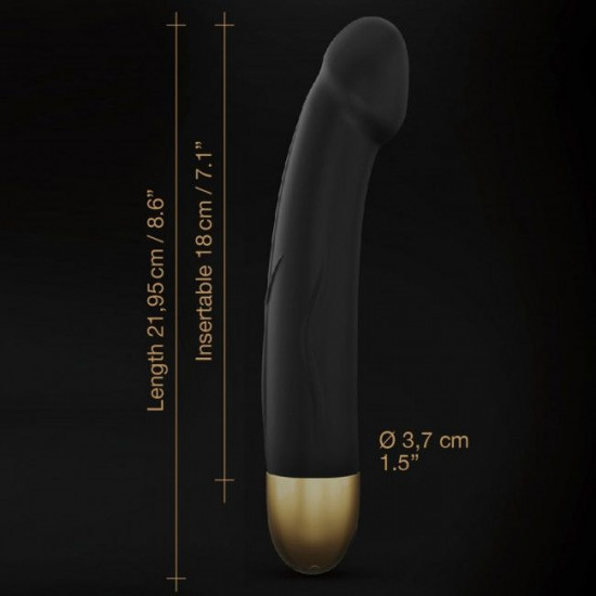 Вібратор Dorcel Real Vibration M Gold 2.0, діаметр 3,7см, перезаряджається, для точки G Вібратор Dorcel Real Vibration M Gold 2.0, діаметр 3,7см, перезаряджається, для точки G