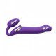 Безремінний страпон з вібрацією Strap-On-Me Vibrating Violet L, діам. 3,7 см, пульт ДК, регульований Безремінний страпон з вібрацією Strap-On-Me Vibrating Violet L, діам. 3,7 см, пульт ДК, регульований