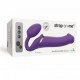 Безремінний страпон з вібрацією Strap-On-Me Vibrating Violet L, діам. 3,7 см, пульт ДК, регульований Безремінний страпон з вібрацією Strap-On-Me Vibrating Violet L, діам. 3,7 см, пульт ДК, регульований