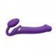 Безремінний страпон з вібрацією Strap-On-Me Vibrating Violet L, діам. 3,7 см, пульт ДК, регульований Безремінний страпон з вібрацією Strap-On-Me Vibrating Violet L, діам. 3,7 см, пульт ДК, регульований