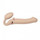 Безремінний страпон з вібрацією Strap-On-Me Vibrating Flesh L, діаметр 3,7 см, пульт ДК, регульовани Безремінний страпон з вібрацією Strap-On-Me Vibrating Flesh L, діаметр 3,7 см, пульт ДК, регульовани