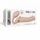 Безремінний страпон з вібрацією Strap-On-Me Vibrating Flesh L, діаметр 3,7 см, пульт ДК, регульовани Безремінний страпон з вібрацією Strap-On-Me Vibrating Flesh L, діаметр 3,7 см, пульт ДК, регульовани