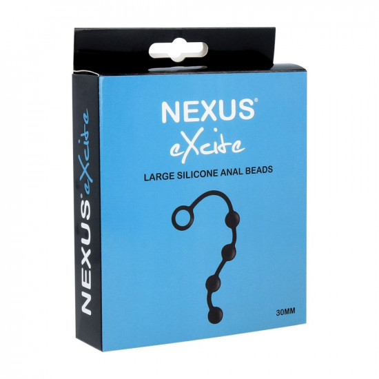 Анальні кульки Nexus Excite Large Anal Beads, силікон, макс. діаметр 3 см Анальні кульки Nexus Excite Large Anal Beads, силікон, макс. діаметр 3 см