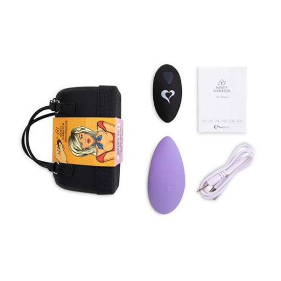 Вібратор в трусики FeelzToys Panty Vibrator Purple з пультом дистанційного керування, 6 режимів робо Вібратор в трусики FeelzToys Panty Vibrator Purple з пультом дистанційного керування, 6 режимів робо