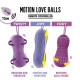 Вагінальні кульки з масажем і вібрацією FeelzToys Motion Love Balls Jivy з пультом дистанційного кер Вагінальні кульки з масажем і вібрацією FeelzToys Motion Love Balls Jivy з пультом дистанційного кер