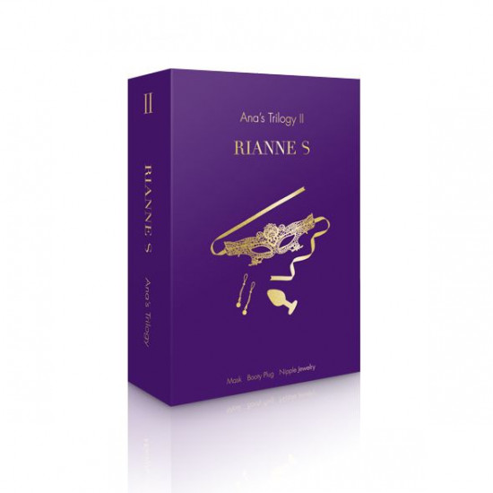 Романтичний подарунковий набір RIANNE S Ana's Trilogy Set II: силіконова анальна пробка 2,7 см, ласо Романтичний подарунковий набір RIANNE S Ana's Trilogy Set II: силіконова анальна пробка 2,7 см, ласо