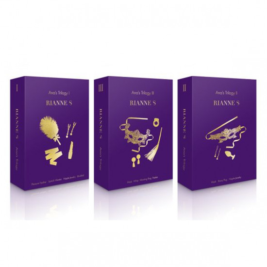 Романтичний подарунковий набір RIANNE S Ana's Trilogy Set III: ерекційне кільце, ажурна маска на обл Романтичний подарунковий набір RIANNE S Ana's Trilogy Set III: ерекційне кільце, ажурна маска на обл