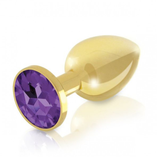 Набір металевих анальних пробок із кристалом RIANNE S – Booty Plug Luxury Set, діаметр 3 та 3,5 см Набір металевих анальних пробок із кристалом RIANNE S – Booty Plug Luxury Set, діаметр 3 та 3,5 см