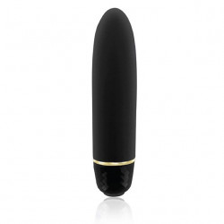 Віброкуля RIANNE S – Classique Vibe мінівібратор на 7 режимів, чохол-косметичка Stud Black