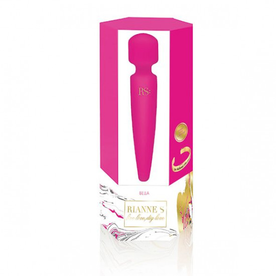 Вібромасажер Rianne S: Bella Mini Wand Rose, 10 режимів роботи, медичний силікон, подарункове пакова Вібромасажер Rianne S: Bella Mini Wand Rose, 10 режимів роботи, медичний силікон, подарункове пакова