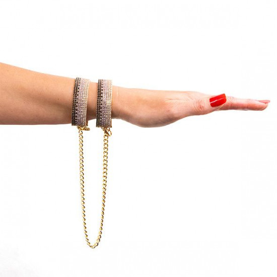Лакшері наручники-браслети із кристалами Rianne S: Diamond Cuffs, подарункова упаковка Лакшері наручники-браслети із кристалами Rianne S: Diamond Cuffs, подарункова упаковка