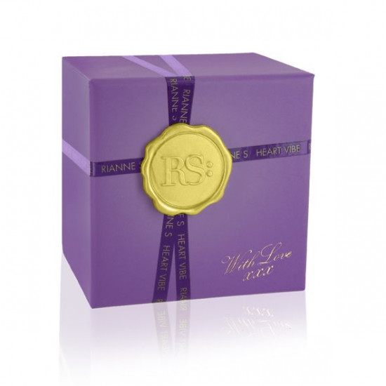 Вібратор-серце Rianne S: Heart Vibe Purple, 10 режимів роботи, медичний силікон, подарункова упаковк Вібратор-серце Rianne S: Heart Vibe Purple, 10 режимів роботи, медичний силікон, подарункова упаковк