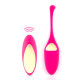 Віброяйце Rianne S: Pulsy Playball Deep Pink з вібрувальним пультом ДК, косметичка-чехол, 10 режимів Віброяйце Rianne S: Pulsy Playball Deep Pink з вібрувальним пультом ДК, косметичка-чехол, 10 режимів
