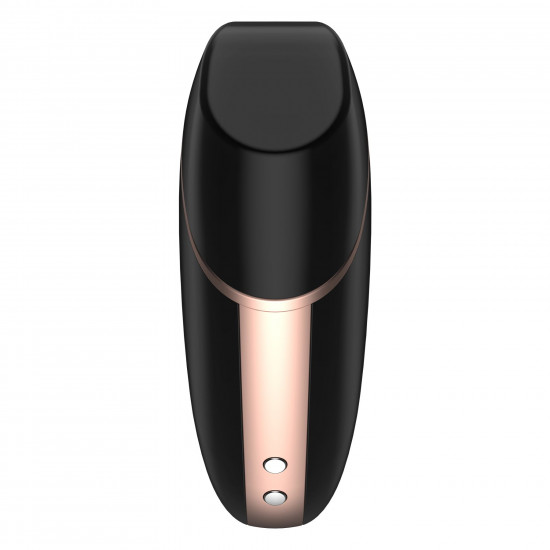 Вакуумний кліторальний стимулятор Satisfyer Love Triangle Black з керуванням через інтернет Вакуумний кліторальний стимулятор Satisfyer Love Triangle Black з керуванням через інтернет