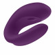 Смарт-вібратор для пар Satisfyer Double Joy Violet із широким кліторальним стимулятором Смарт-вібратор для пар Satisfyer Double Joy Violet із широким кліторальним стимулятором